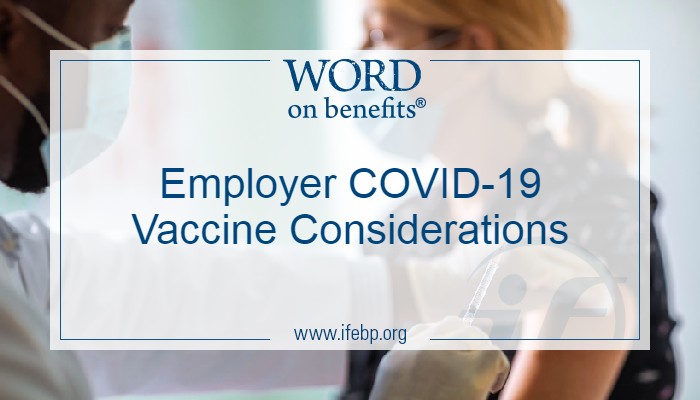 Employer COVID-19 Vaccine Considerations