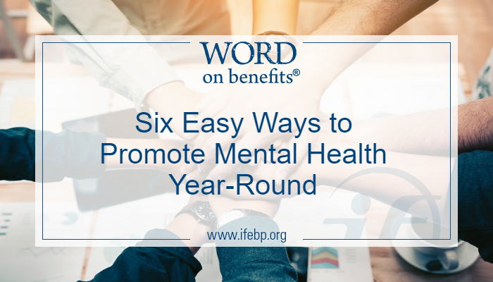Six Easy Ways to Promote Mental Health Year-Round